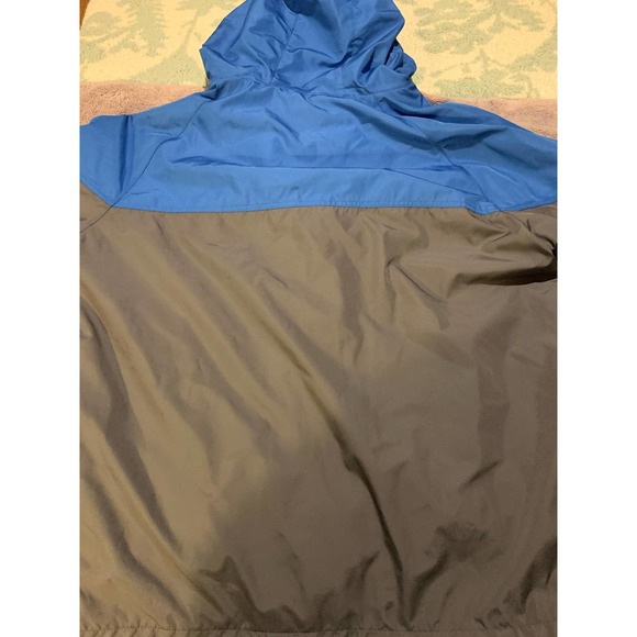 Walt Disney World Full Zip Hoodie Windbreaker Rain Jacket Blue & Gray Size M - Picture 13 of 16